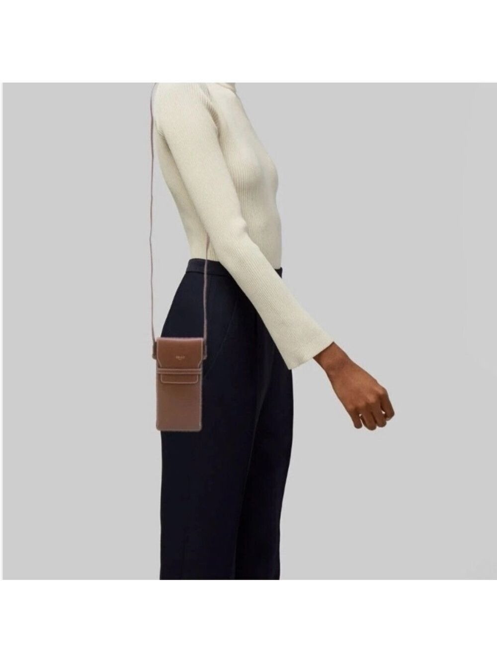 Celine Tan Leather Eyeglasses Case